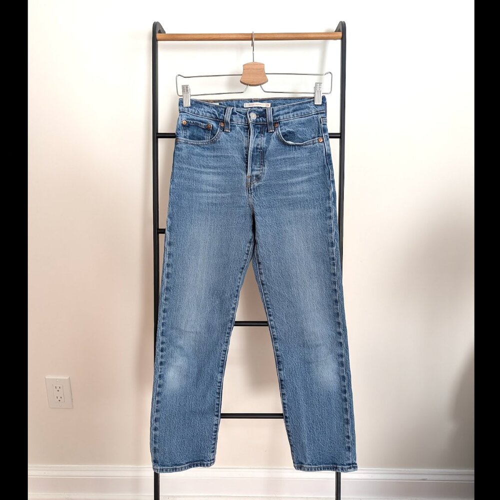 LEVI'S Straight Wedgie Ankle Cropped Jeans 25